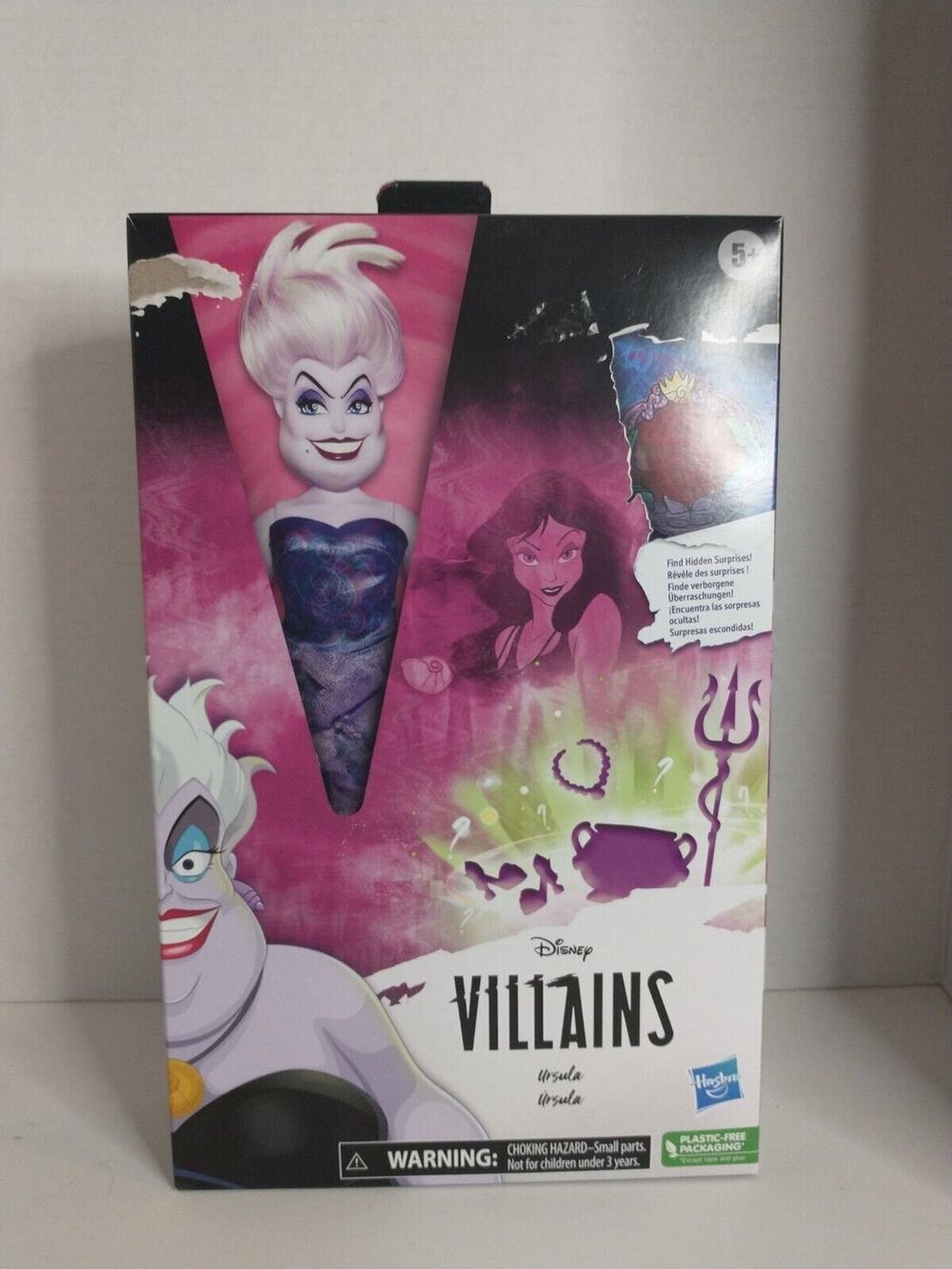 Disney Villains 11" Ursula Fashion Doll Accessories and Removable Clothes NEW